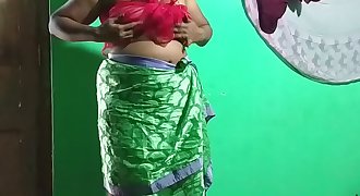 desi north indian horny vanitha showcasing big boobs and shaved pussy  press hard boobs press nip rubbing pussy masturbation using green candle
