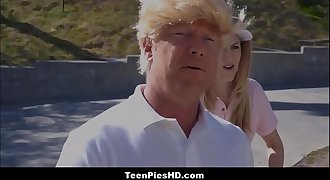 President Trump Parody Creampie It's HUUUUGE!